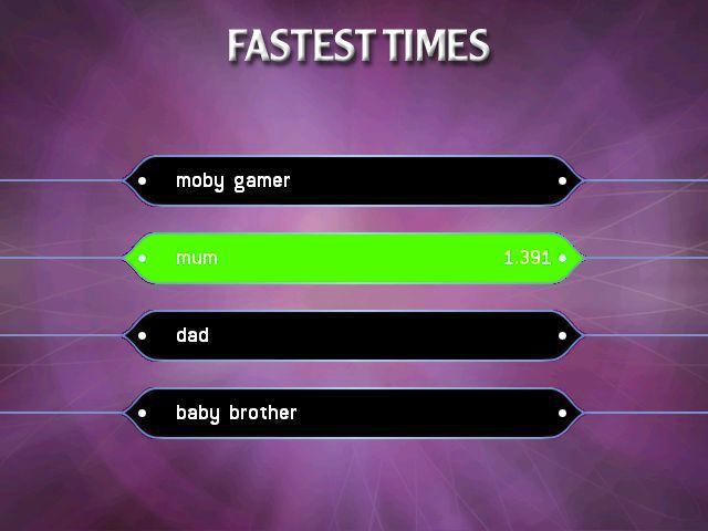 Who Wants to Be A Millionaire: 2nd Edition screenshot 4 for Playstation 2